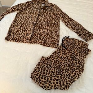 Angelina Leopard Print Pajama Set